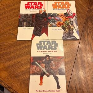 ⭐️ STAR WARS Clone Wars Graphic novels